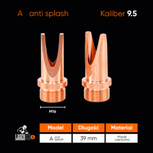 Dysza do spawania laserowego A-9,5 Anti-Splash